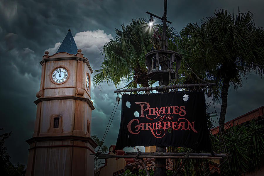 Storms at Pirates of the Caribbean Photograph by Mark Andrew Thomas