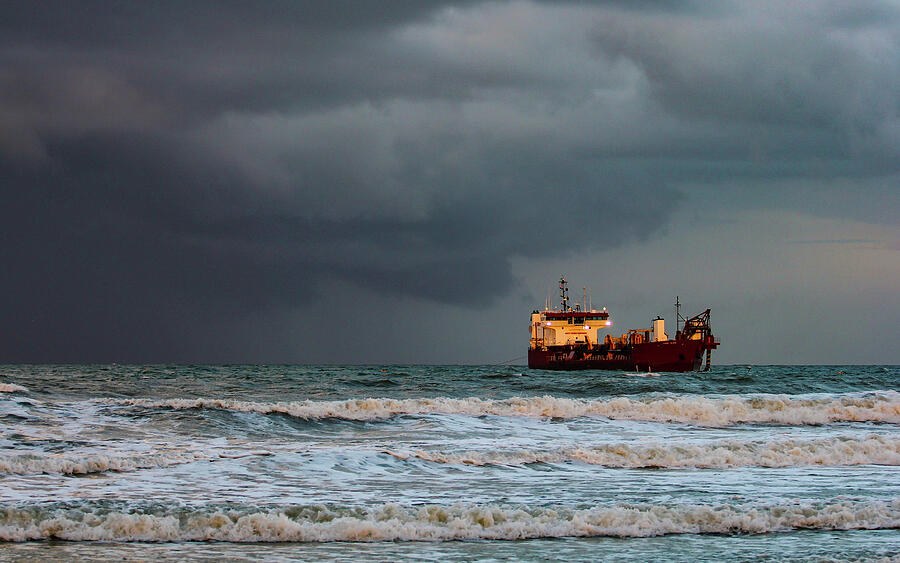 Beach Photograph - Storms Coming by Donna Kaluzniak