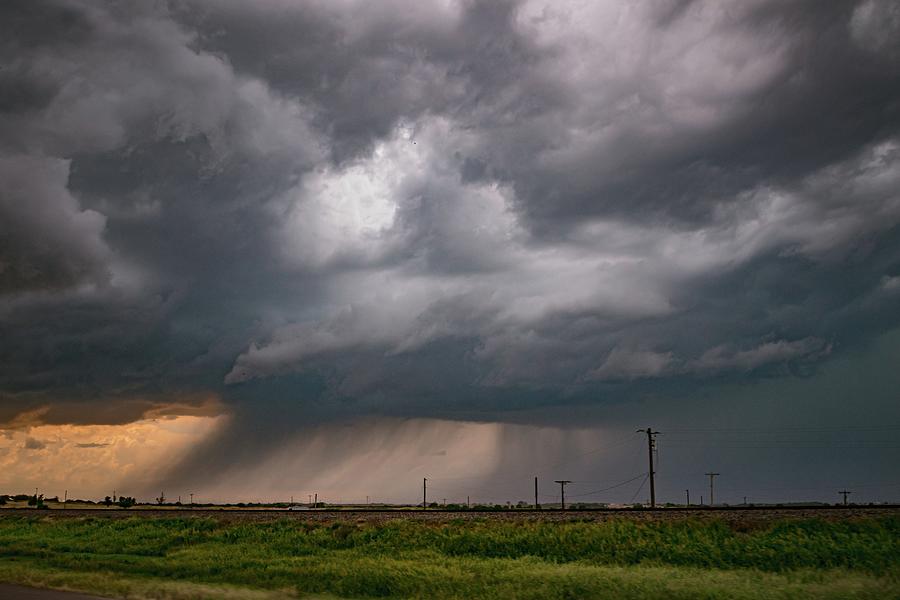Storms in Amarillo Photograph by Linda Unger