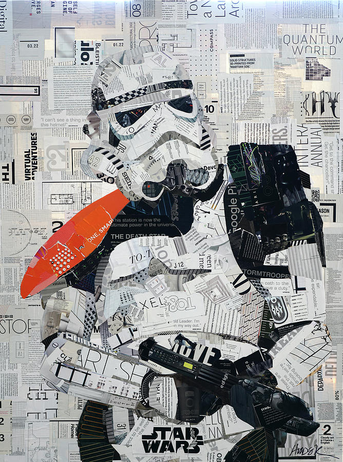 Star Wars Mixed Media - Stormtrooper by James Hudek