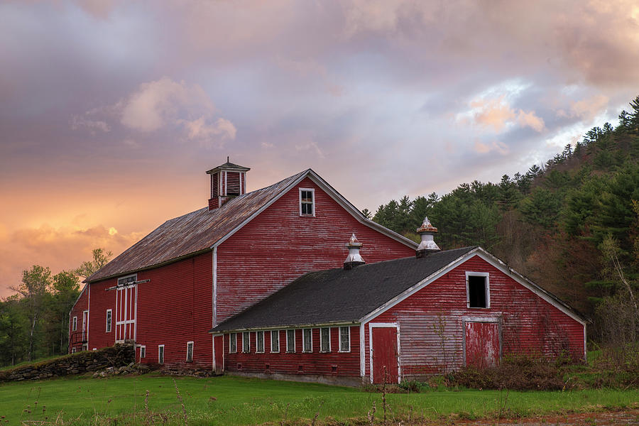 Stormy Barn Photograph by White Mountain Images