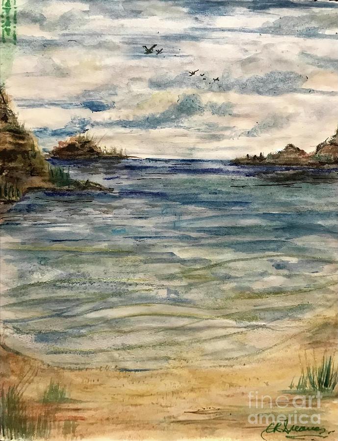 Stormy Bay Painting
