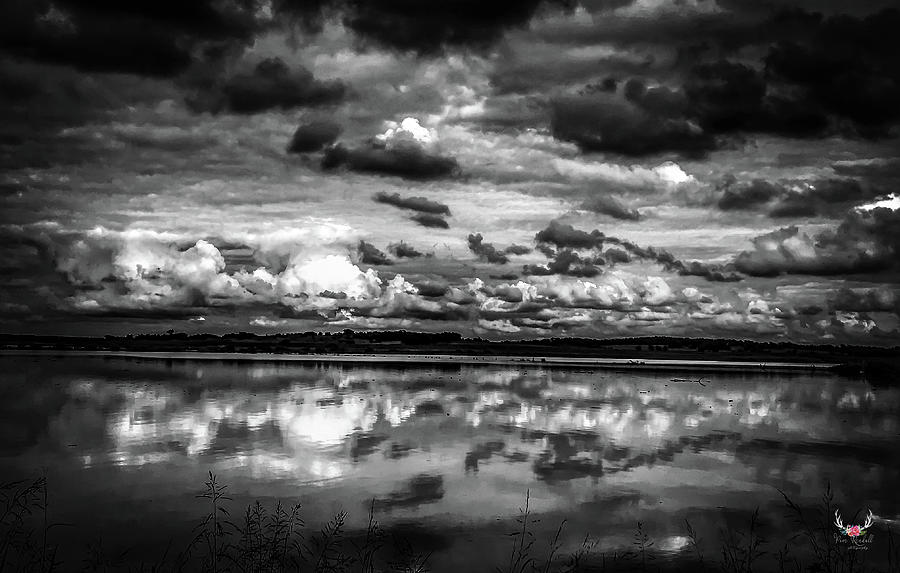 Stormy Clouds in BW Photograph by Pam Rendall