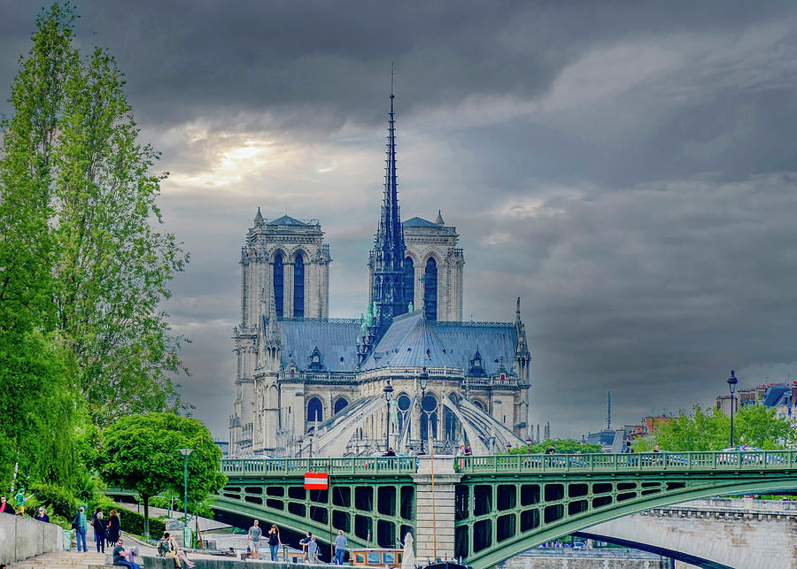 Stormy Day In Paris Photograph
