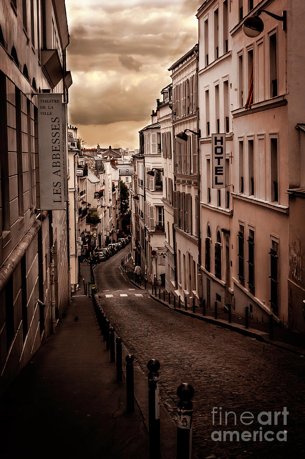 Stormy day in Paris Photograph by Micah May