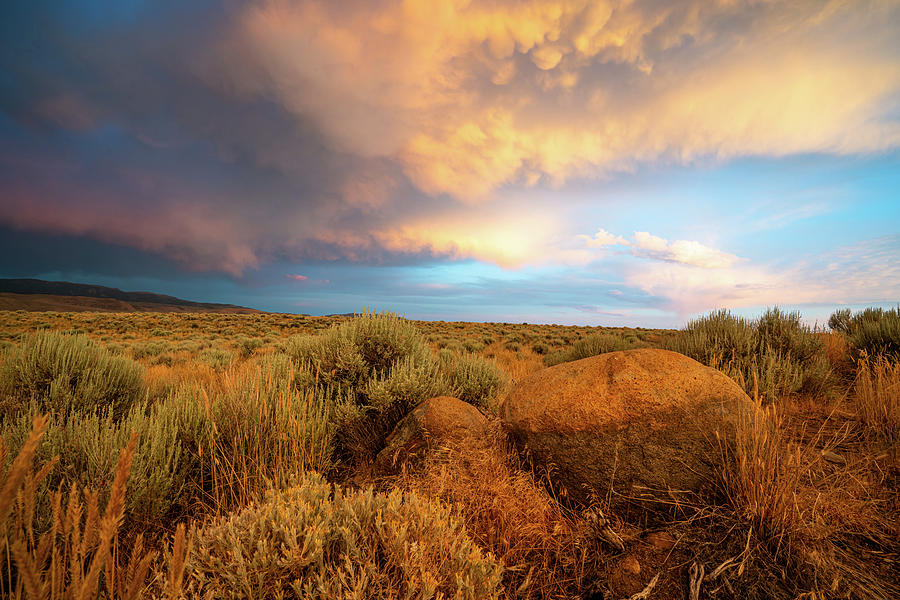 Stormy High Desert Sunset Photograph by Ron Long Ltd Photography