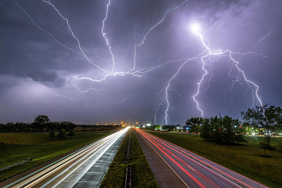 Stormy Highway Photograph by Marcus Hustedde