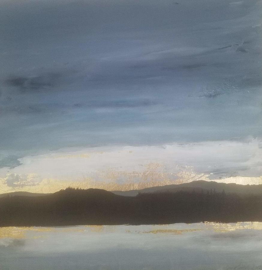Stormy Horizon Painting by Caroline Philp