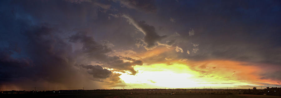 Stormy July Nebraska Sunset 008 Photograph by NebraskaSC