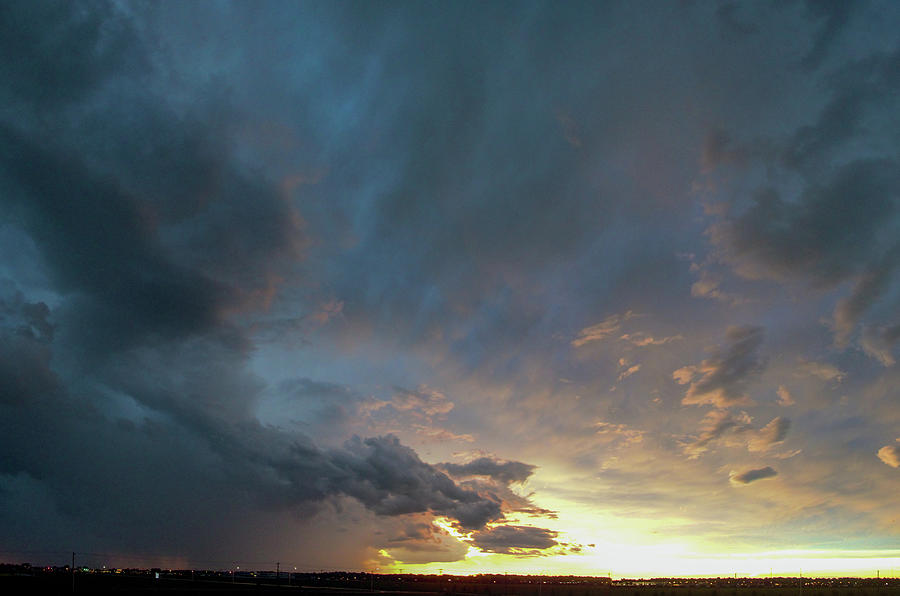 Stormy July Nebraska Sunset 013 Photograph by NebraskaSC