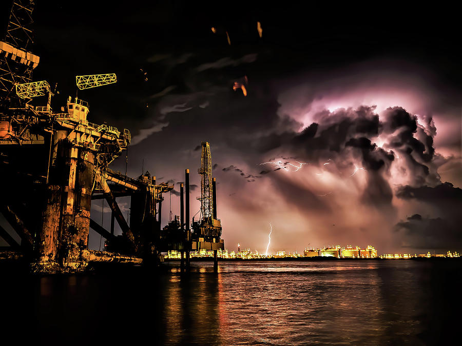Storm Photograph - Stormy Night by Jerry Connally