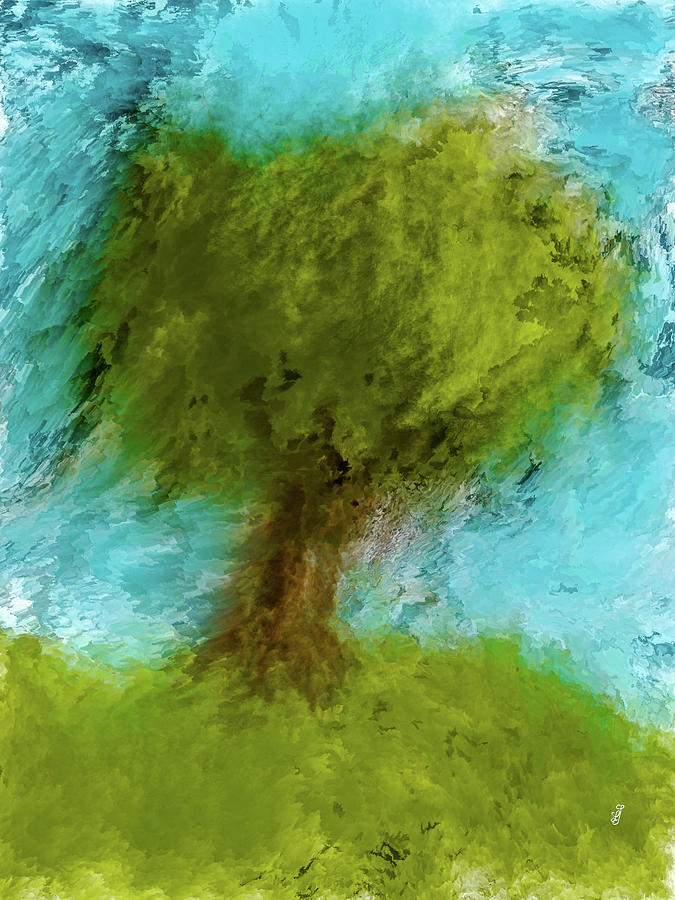 Stormy Oak #k8 Digital Art