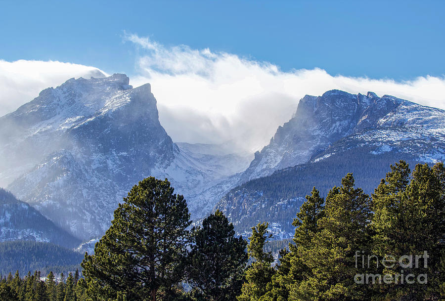 Stormy Peaks Photograph by Shirley Dutchkowski