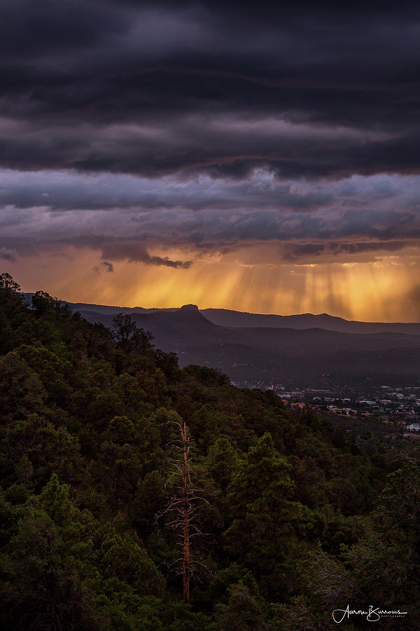 Stormy Rays Photograph by Aaron Burrows
