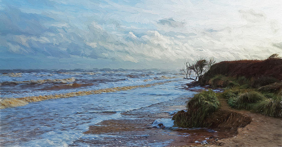 Stormy Seas Digital Art by Ian Merton