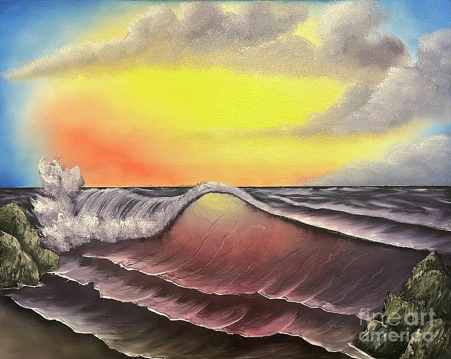 Stormy Seas Painting By Jessica Mason Fine Art America