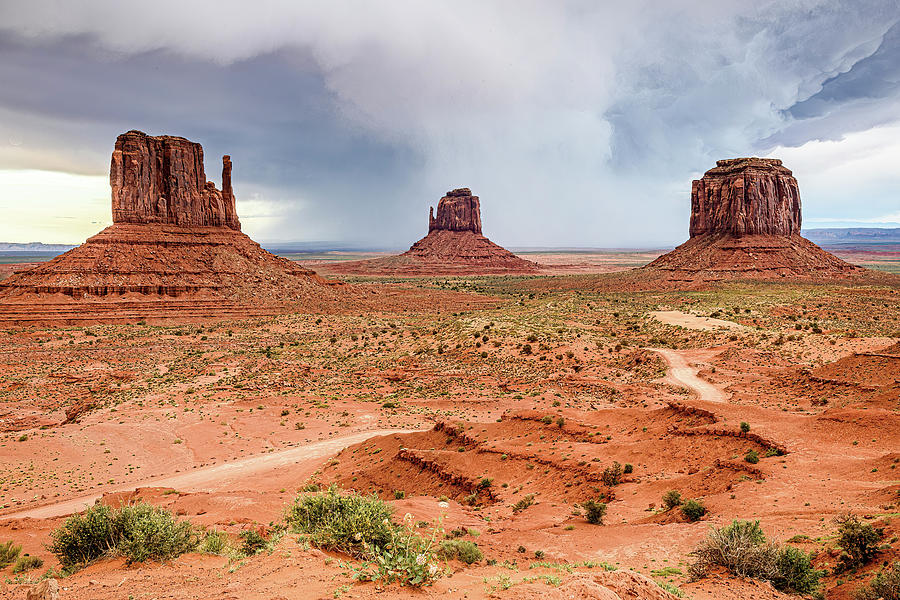 Monument Valley Photograph - Stormy Skies by Marla Brown