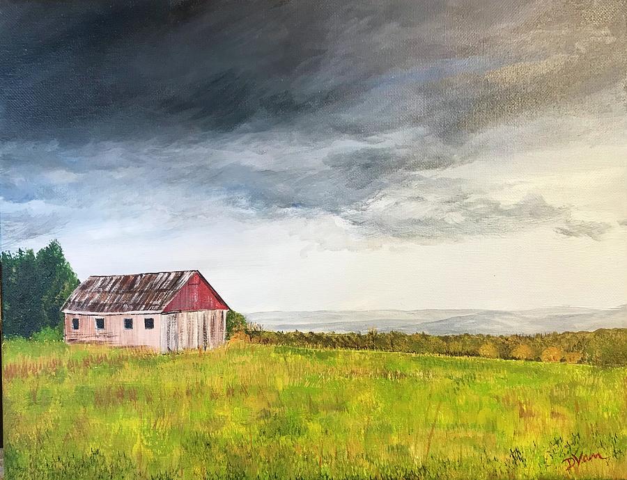 Stormy Sky Painting by Denise Van Deroef
