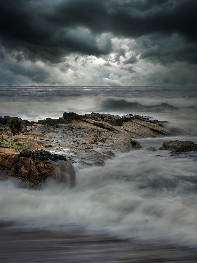 Stormy Sky Photograph - Stormy Sky over Moray Firth by Allan Todd