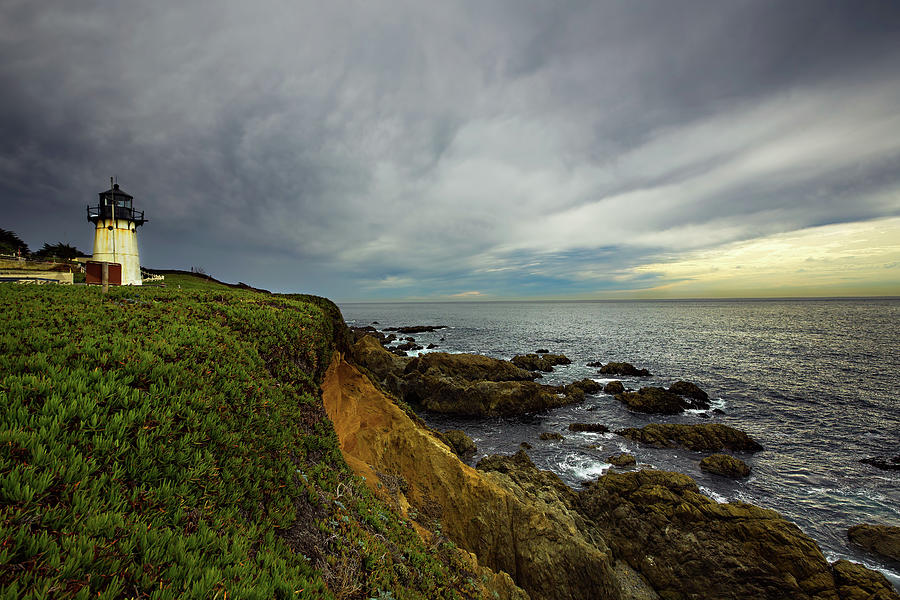 Stormy Sky Over Point Montara Lighthouse Photograph by Ian Good