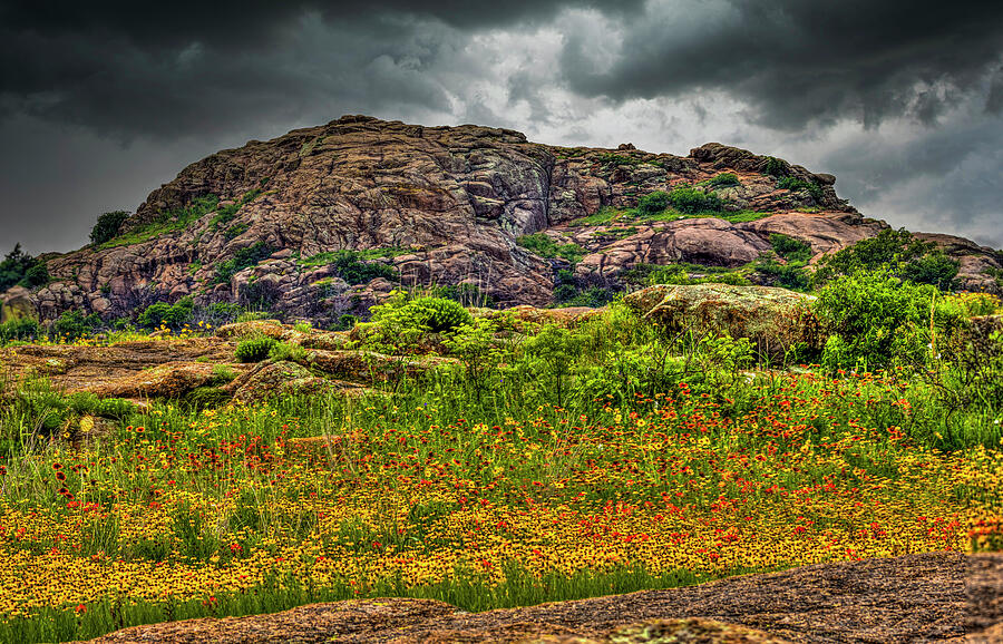 Stormy Skys over the Wichitas Photograph by Lee and Renee Walsh