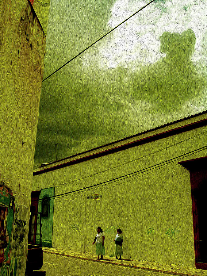 Stormy Street Oaxaca Photograph by Lorena Cassady