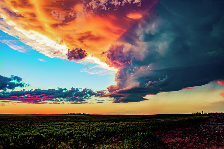 Stormy Sunset Photograph by Marcus Hustedde