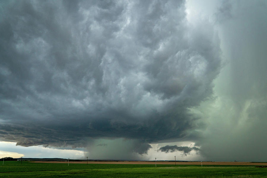 Stormy Supercell Photograph by Wesley Aston