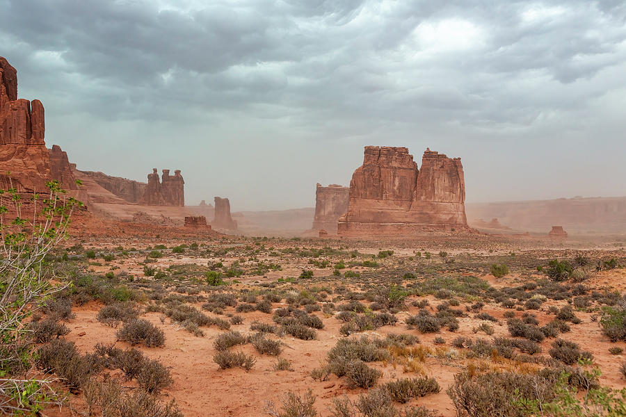 Stormy Weather Descending Upon Arches National Park, No. 1 Photograph by Belinda Greb