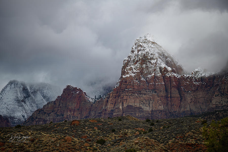 Stormy Zion Photograph by Dave Diegelman