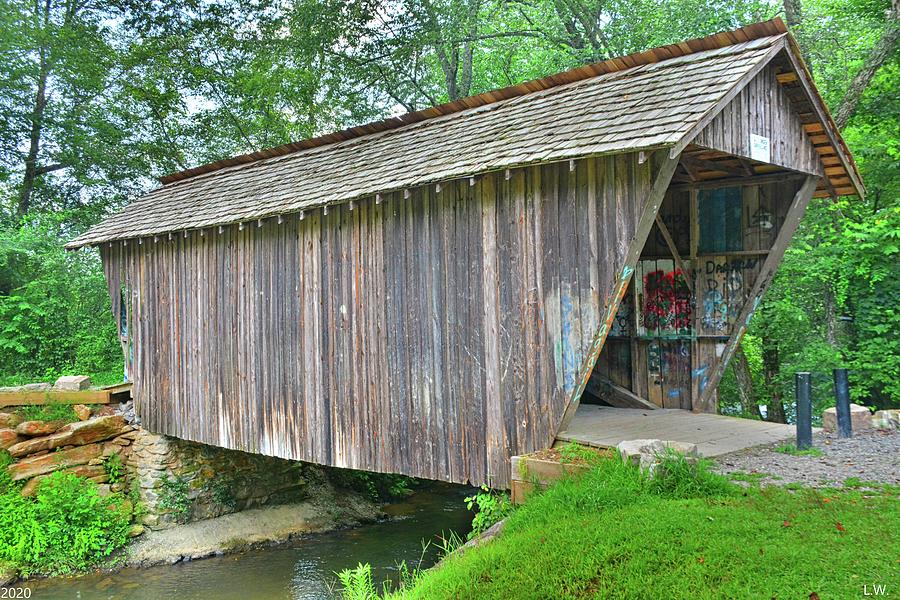 Stovall Mill Covered Bridge 2 Photograph by Lisa Wooten