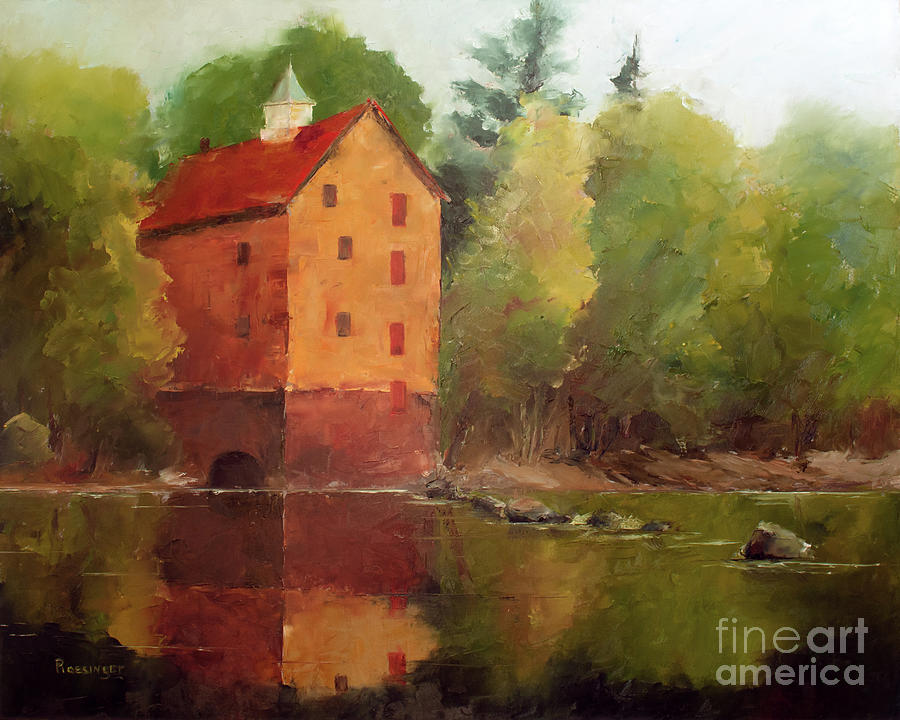 Impressionism Painting - Stover Mill by Paint Box Studio