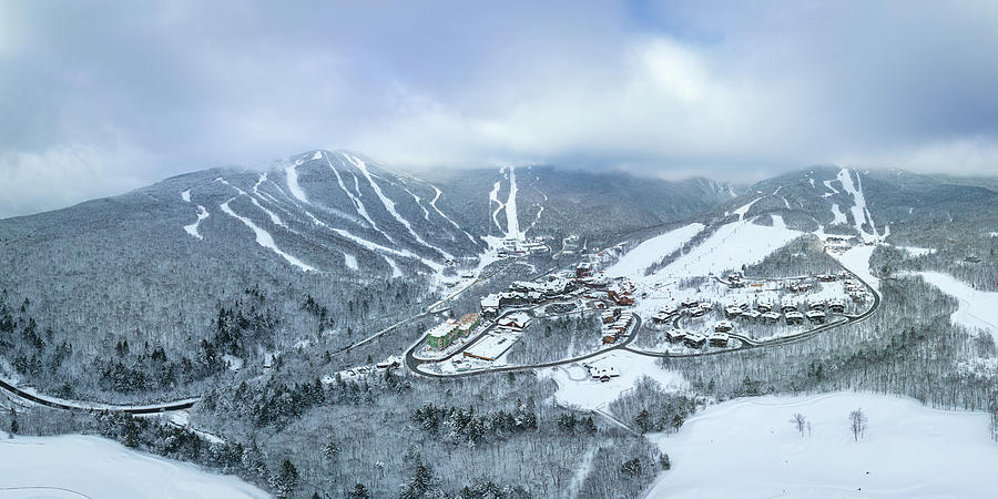 Stowe Mountain Resort - January 2023 Photograph By John Rowe - Fine Art 