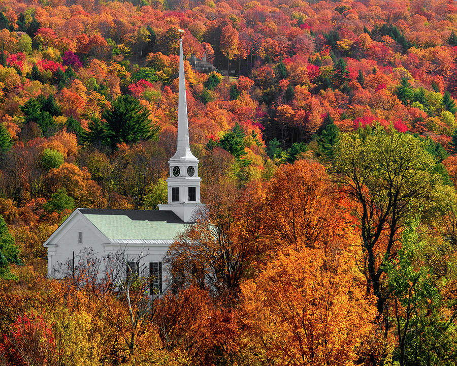 Stowe VT Photograph by Steve Mudd - Fine Art America