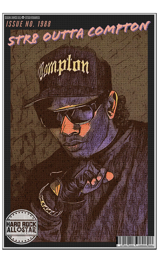 Str8 Outta Compton Issue No. 1988 Digital Art by Christina Rick