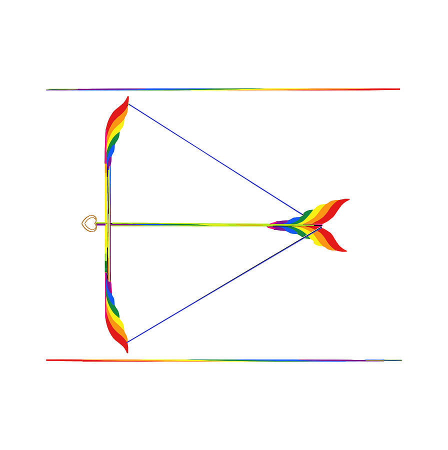 Straight as an arrow digital art by planet pasha