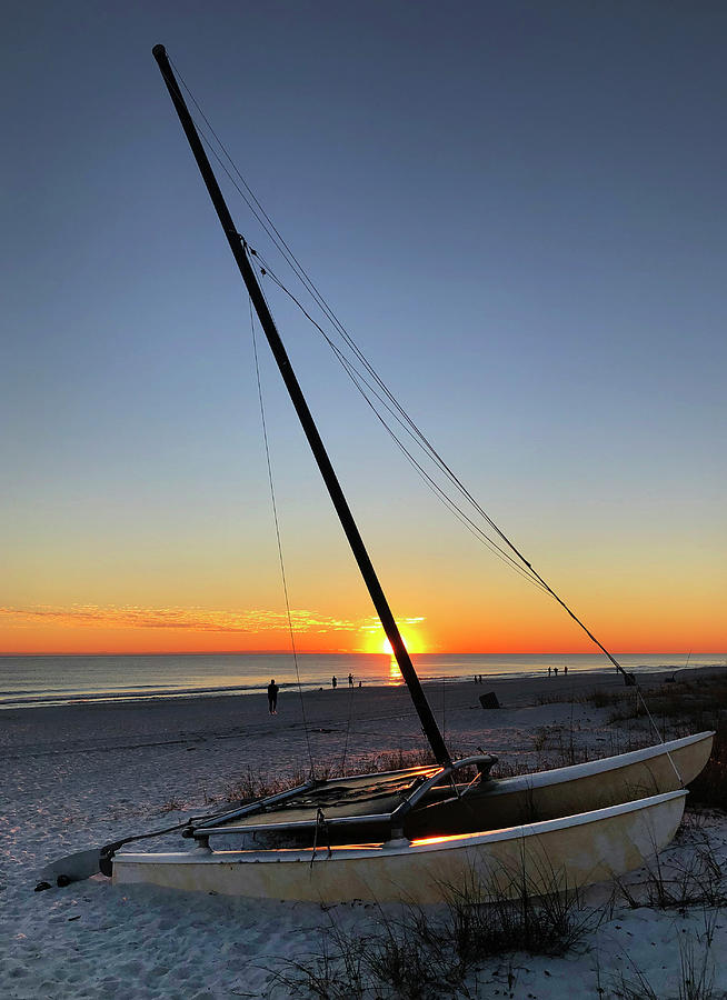 Stranded Catamaran Photograph by Stephanie Leavens - Fine Art America