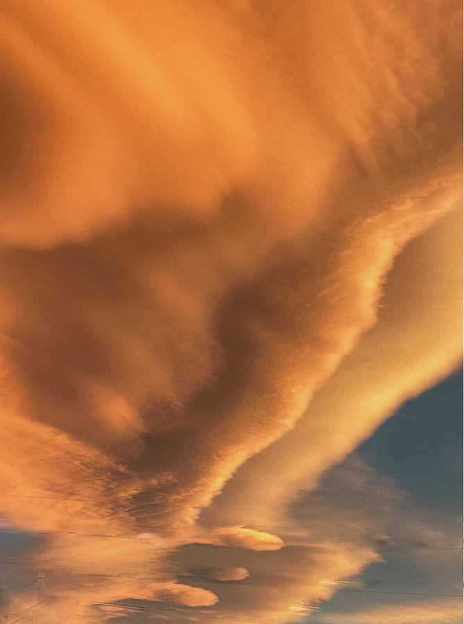Strange cloud Photograph by Ron Roberts