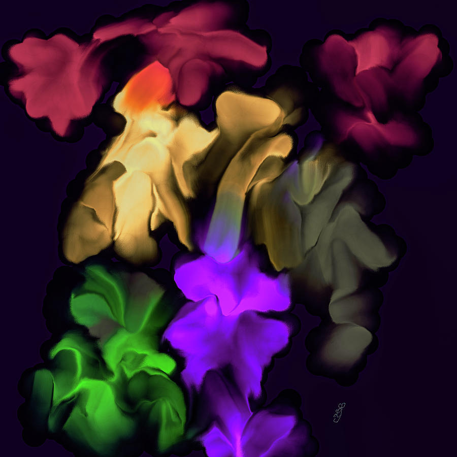 Strange flowers #k8 Digital Art by Leif Sohlman