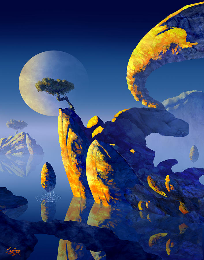 Strange Planet 2 Digital Art by Curtiss Shaffer