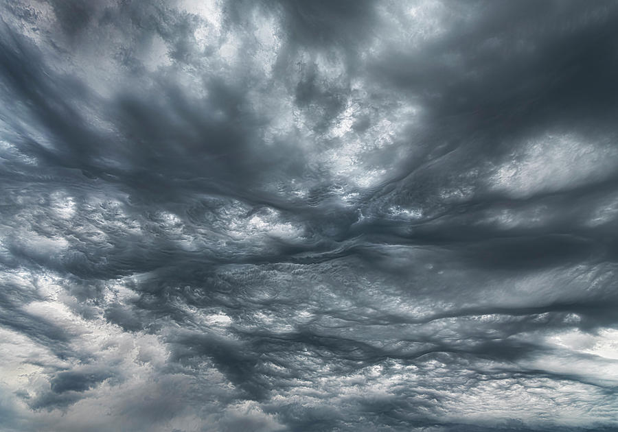 Strange Storm Clouds Dark Otherworldly Photograph by James Brey - Fine ...