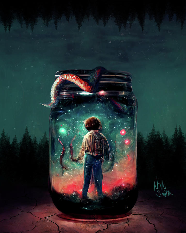 Stranger in a Jar Digital Art by Nikki Marie Smith