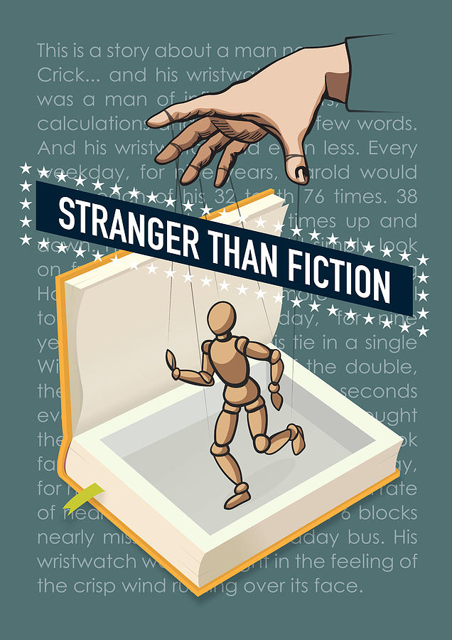 Anchorman Digital Art - Stranger Than Fiction - Alternative Movie Poster by Movie Poster Boy