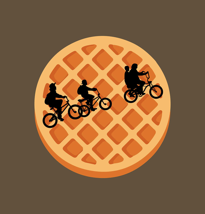 Stranger Things Eggo Moon Baby tumblr Painting by Adams Zoe - Fine Art ...