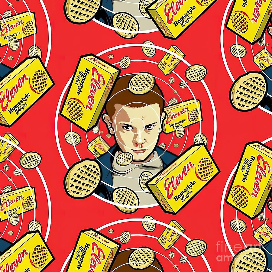 Stranger Things Eleven Painting by Roberts Graham - Fine Art America