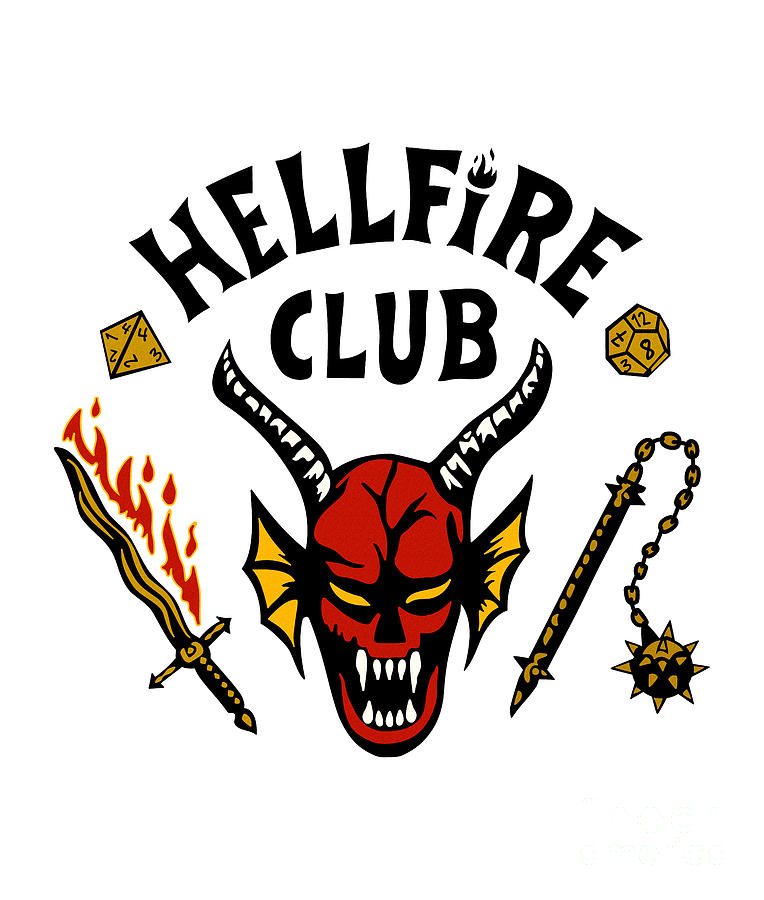 Stranger Things Hellfire Club Textured Gold Digital Art by Kirania Finest Stranger Things Hellfire Club Textured Gold Digital Art by Kirania Finest