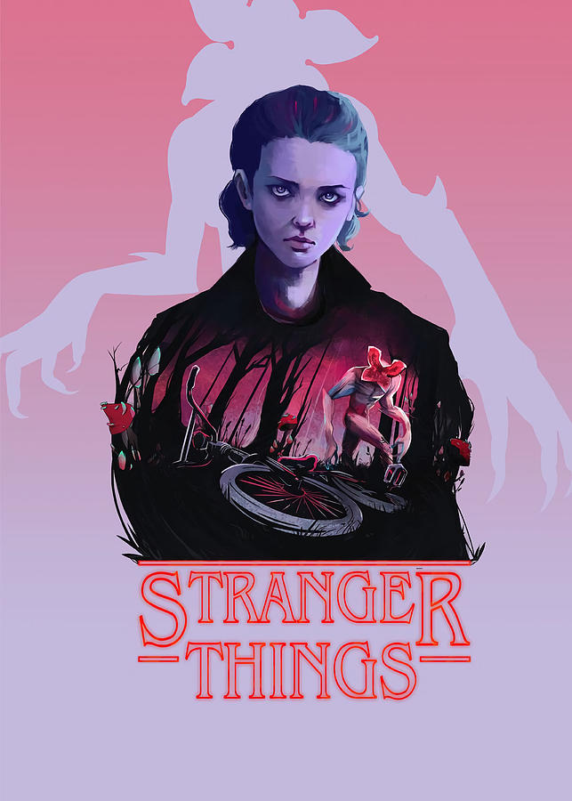 Stranger Things Poster Poster Painting by Patel Gray - Fine Art America