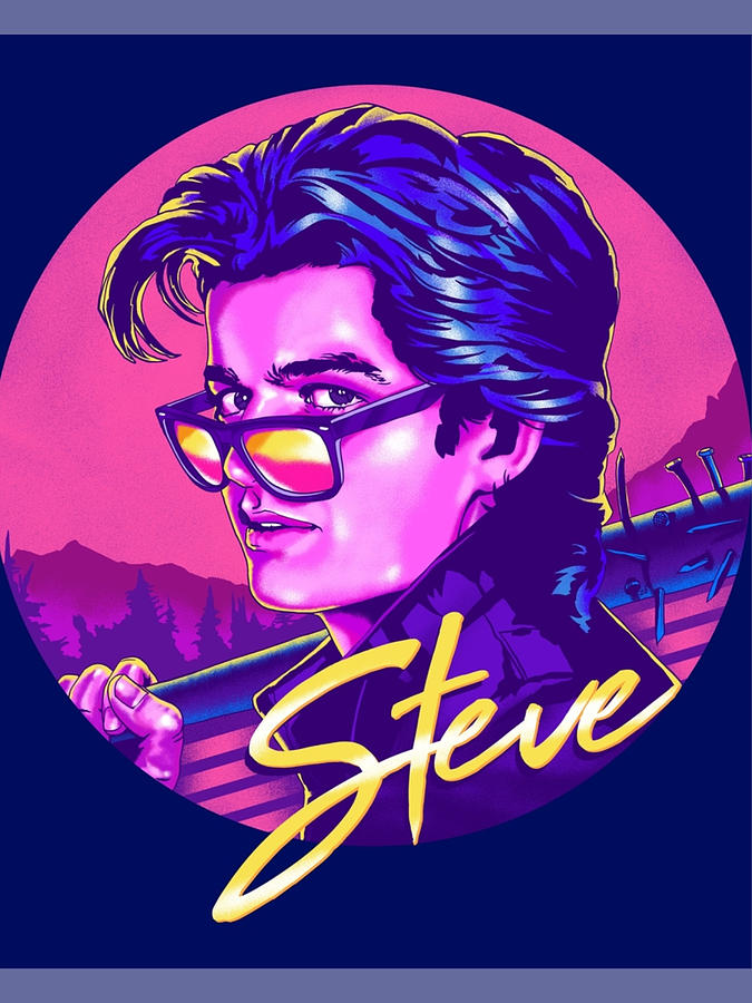 Stranger Things Steve Harrington Available on Mask Photograph by Easton ...