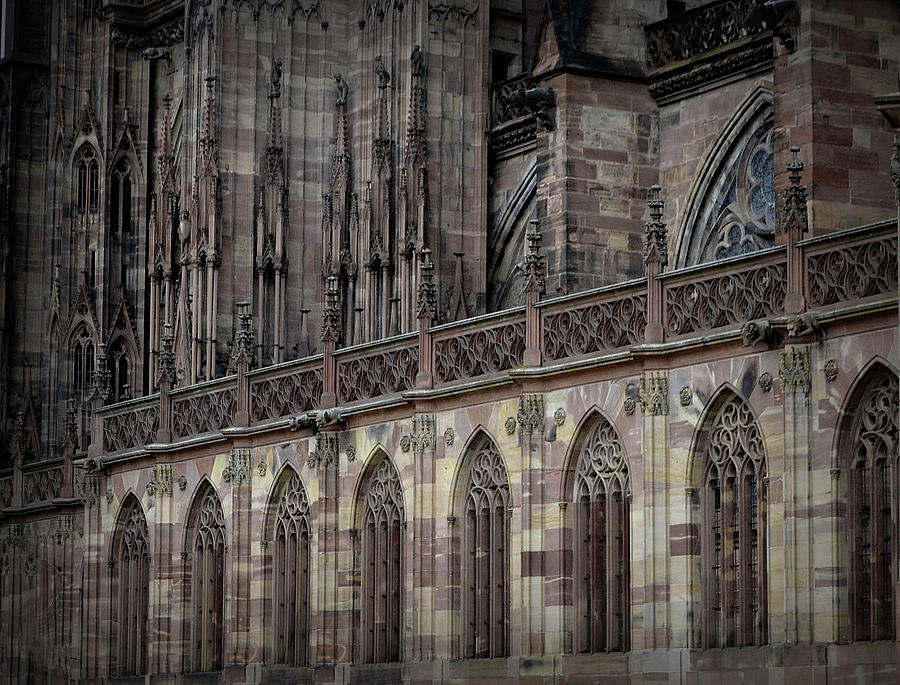 Strasbourg Cathedral Architecture 2 Photograph by Nadalyn Larsen