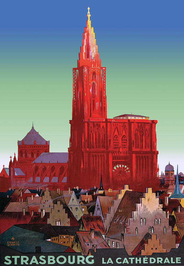 Strasbourg Cathedral Digital Art by Long Shot